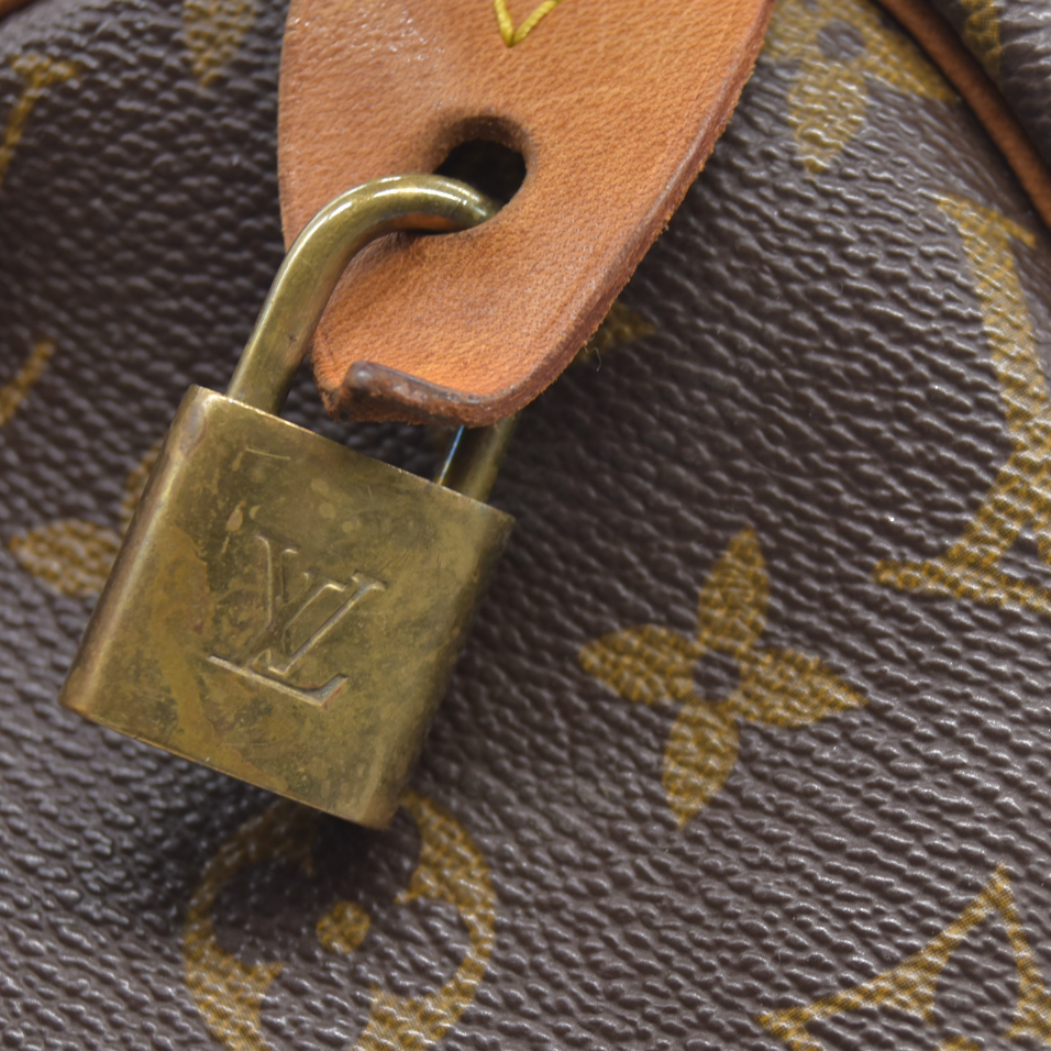 $1620 Louis Vuitton Monogram Speedy 30 SD1000 2000