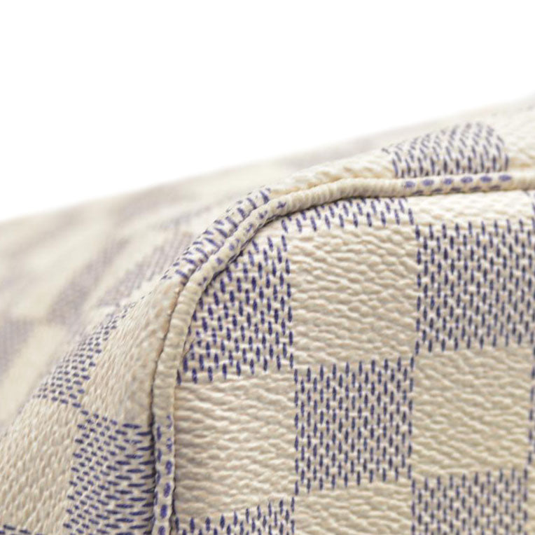 $2170 Louis Vuitton Damier Azur Neverfull MM SD3147