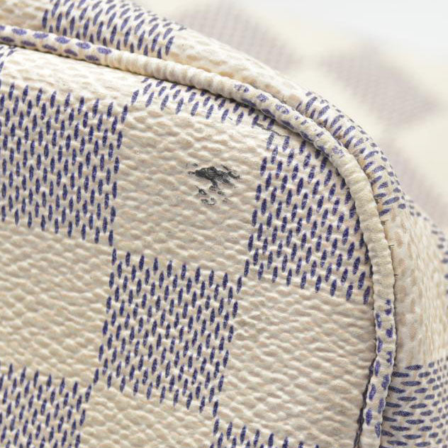 $2170 Louis Vuitton Damier Azur Neverfull MM SD3147