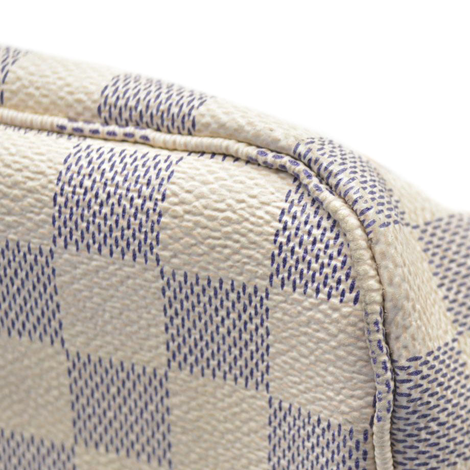 $2170 Louis Vuitton Damier Azur Neverfull MM SD3147