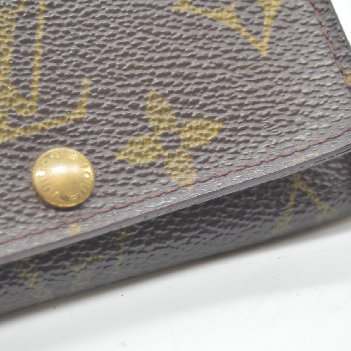 $345 Louis Vuitton Monogram Multicles 4 Ring Key Case Brown SD0030 CONSIGNMENT