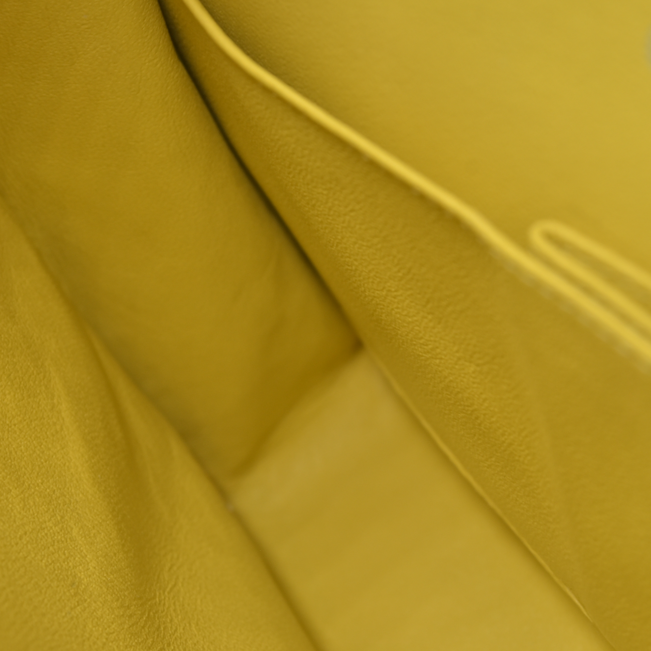 $11300 2010 Chanel Lambskin Quilted Medium Double Flap Yellow CONSIGNMENT