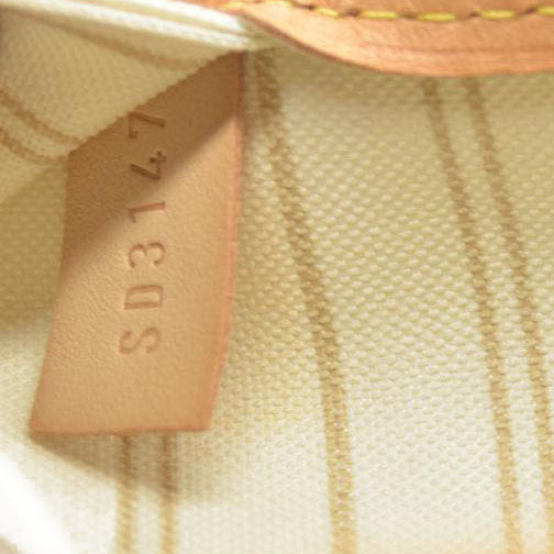 $2170 Louis Vuitton Damier Azur Neverfull MM SD3147