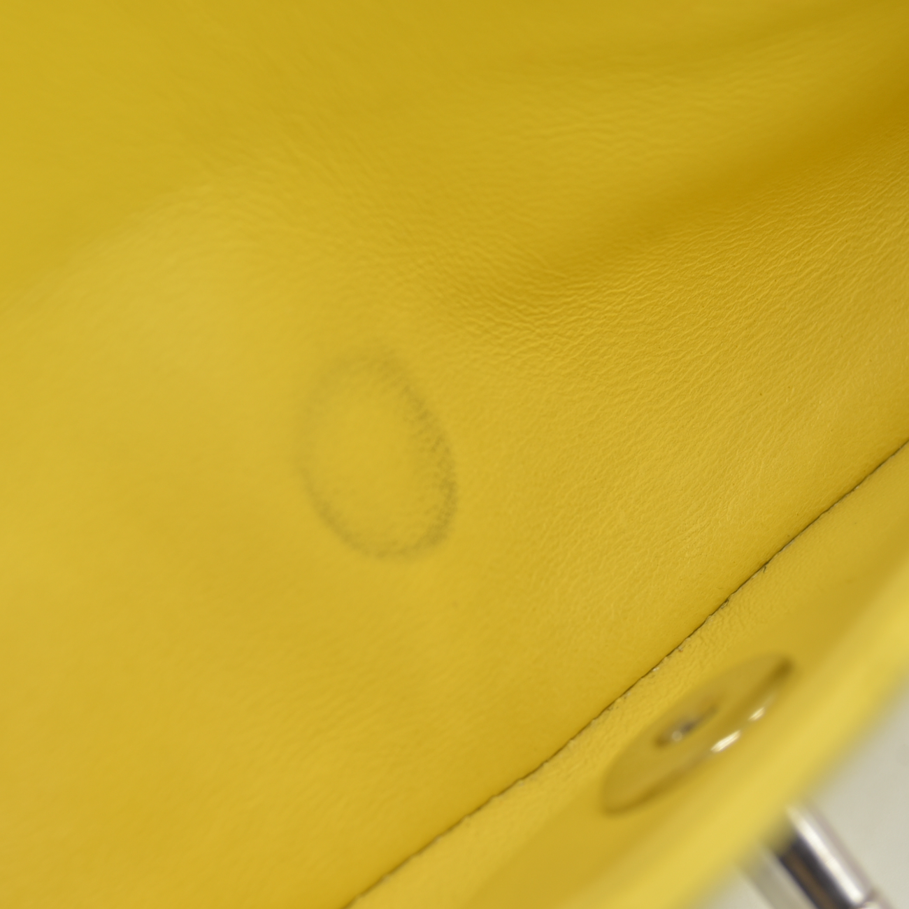 $11300 2010 Chanel Lambskin Quilted Medium Double Flap Yellow CONSIGNMENT
