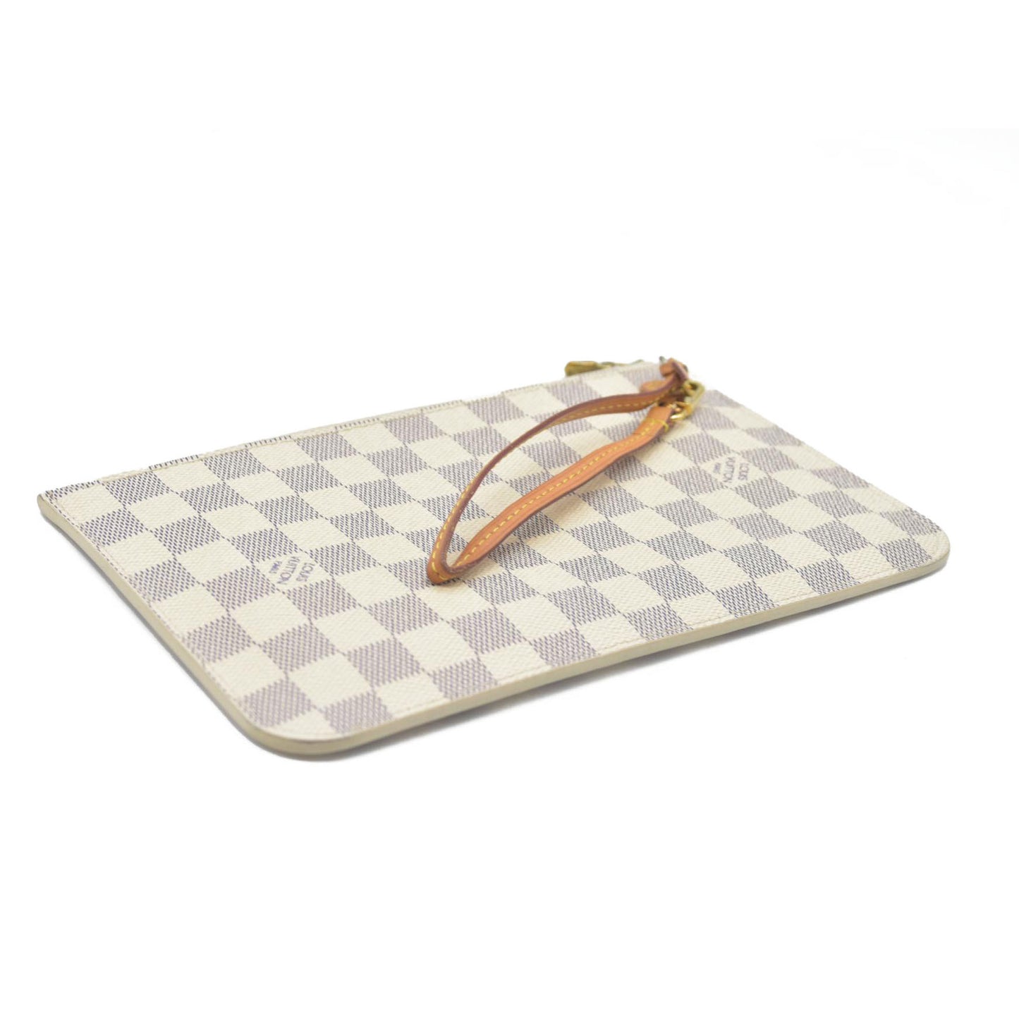 $2170 Louis Vuitton  Damier Azur Neverfull MM GM Pochette SD3147