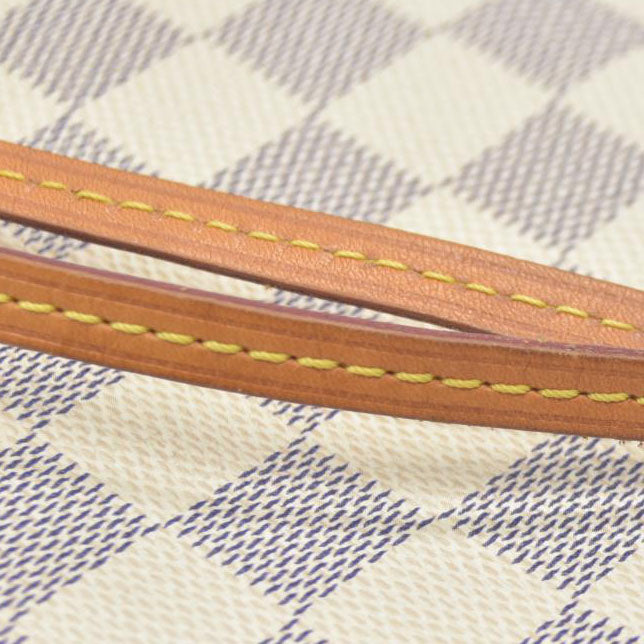 $2170 Louis Vuitton  Damier Azur Neverfull MM GM Pochette SD3147