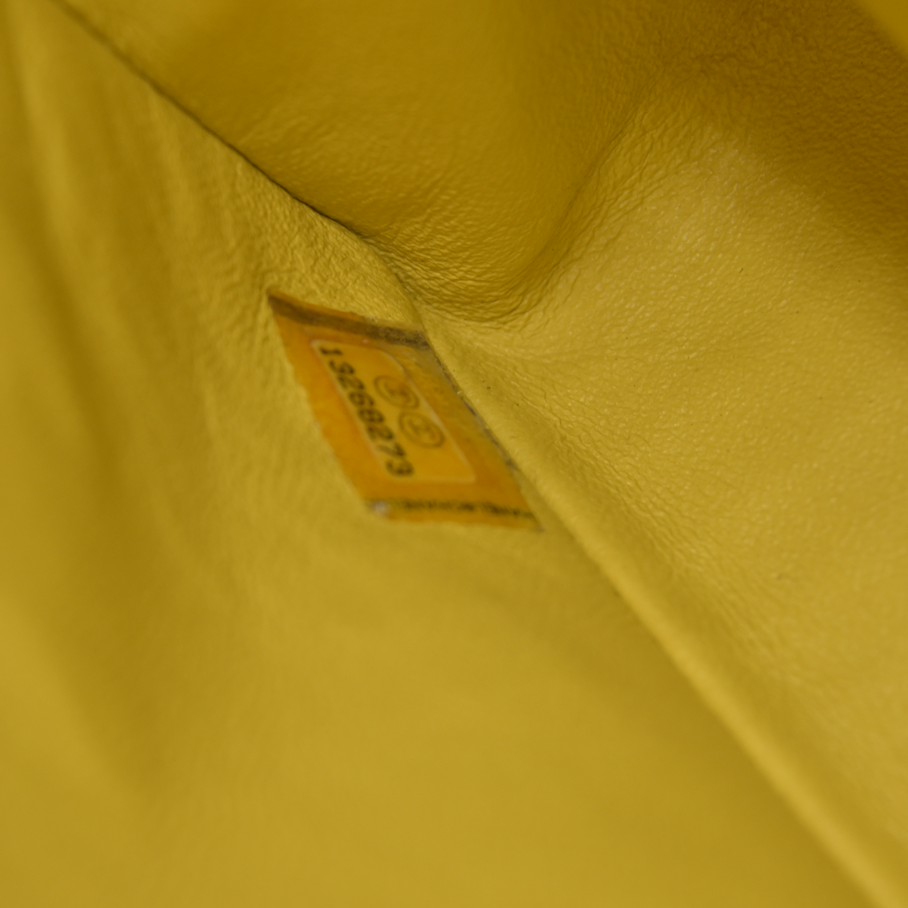 $11300 2010 Chanel Lambskin Quilted Medium Double Flap Yellow CONSIGNMENT