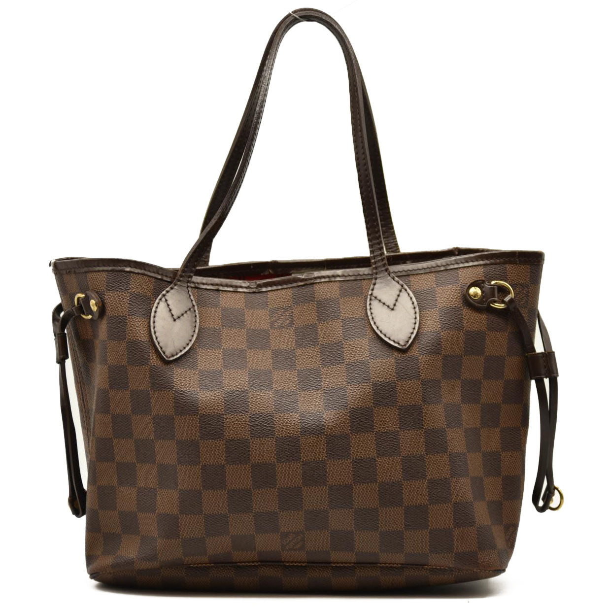 USED LOUIS VUITTON Damier Ebene Neverfull PM MB1161