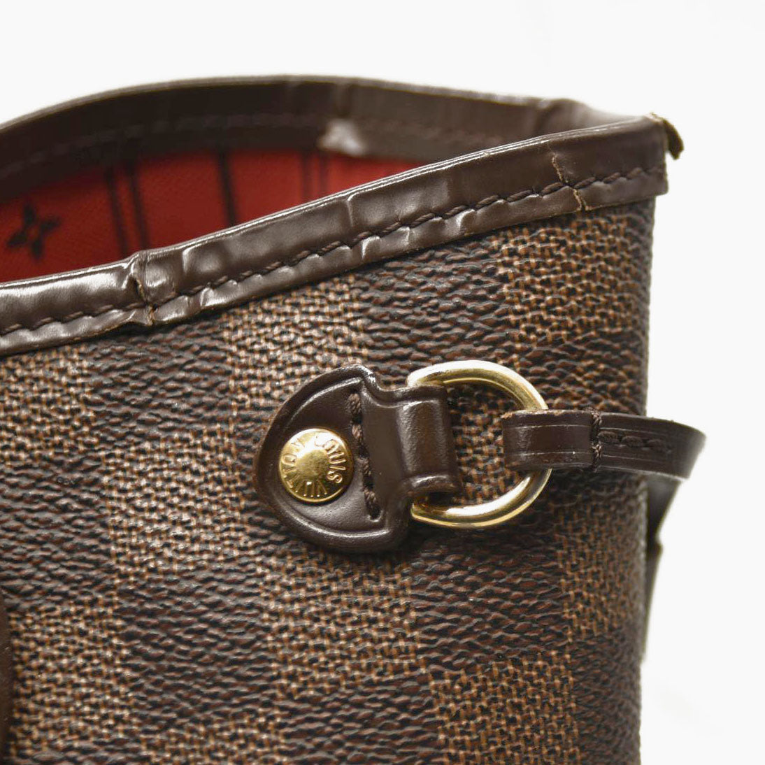 USED LOUIS VUITTON Damier Ebene Neverfull PM MB1161