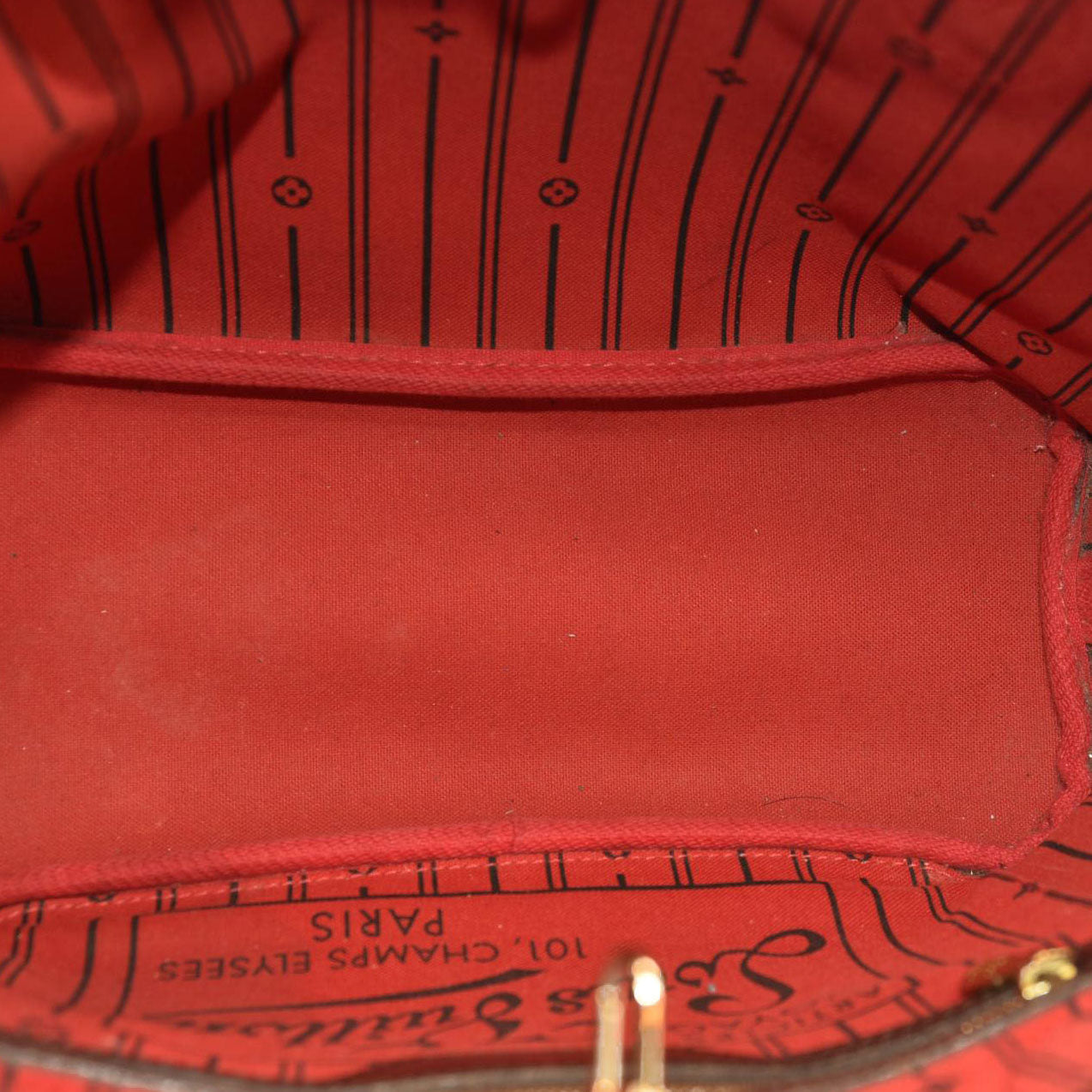 USED LOUIS VUITTON Damier Ebene Neverfull PM MB1161