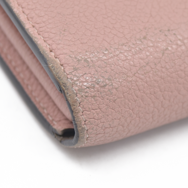 $1130 Louis Vuitton Comet Taurillon Leather Zip Zippy Long Wallet Pink MI0146 2016