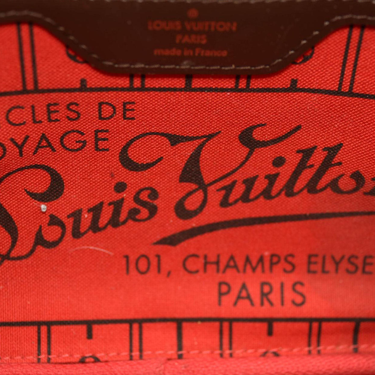 USED LOUIS VUITTON Damier Ebene Neverfull PM MB1161