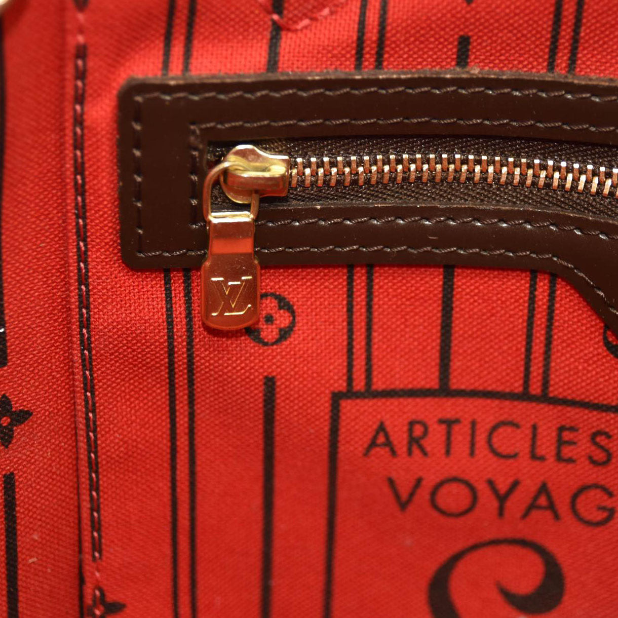 LOUIS VUITTON Damier Ebene Neverfull PM