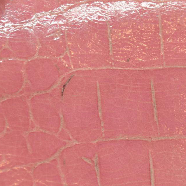 AUCTION $545 Miu Miu  Vernice Crocodile Embossed Calfskin Zip Around Wallet Antico