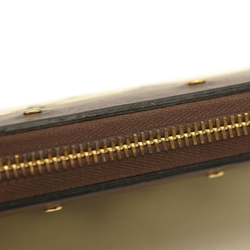 Louis Vuitton  Calfskin Monogram Gamma Zippy Wallet White Chocolate SP0136