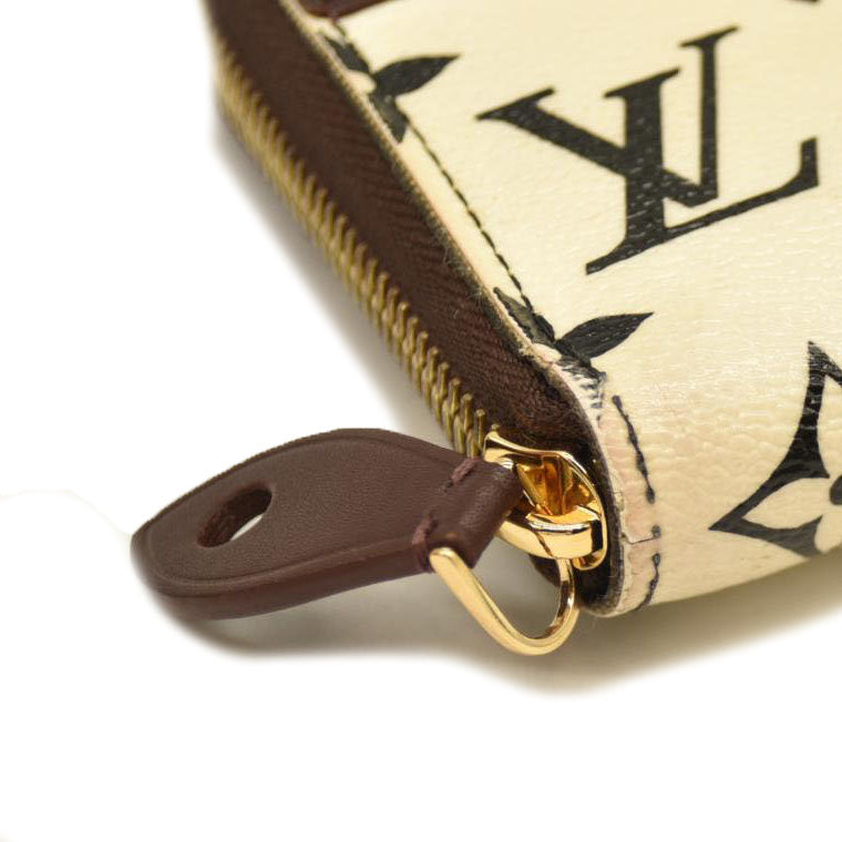 Louis Vuitton  Calfskin Monogram Gamma Zippy Wallet White Chocolate SP0136