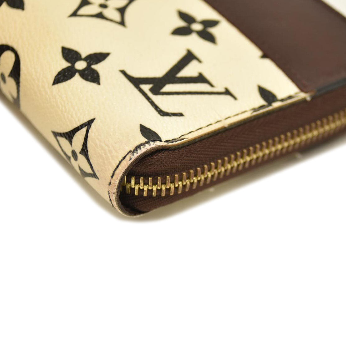 Louis Vuitton  Calfskin Monogram Gamma Zippy Wallet White Chocolate SP0136