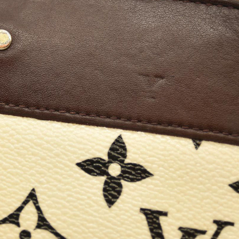 Louis Vuitton  Calfskin Monogram Gamma Zippy Wallet White Chocolate SP0136