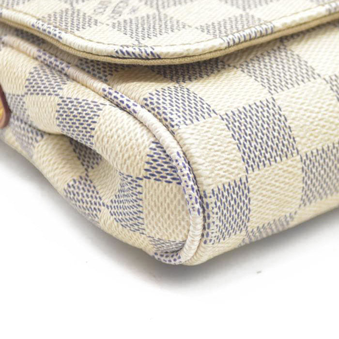 $1490 Louis Vuitton  Damier Azur Favorite PM DU0164