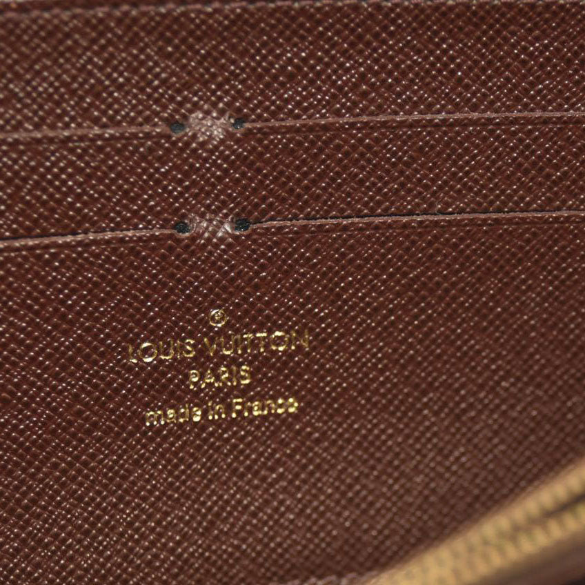 Louis Vuitton  Calfskin Monogram Gamma Zippy Wallet White Chocolate SP0136