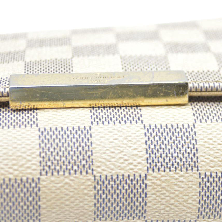 $1490 Louis Vuitton  Damier Azur Favorite PM DU0164