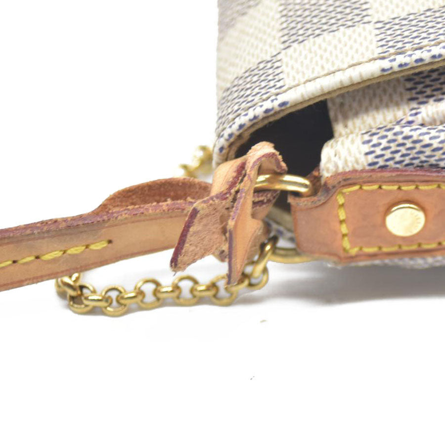 $1490 Louis Vuitton  Damier Azur Favorite PM DU0164