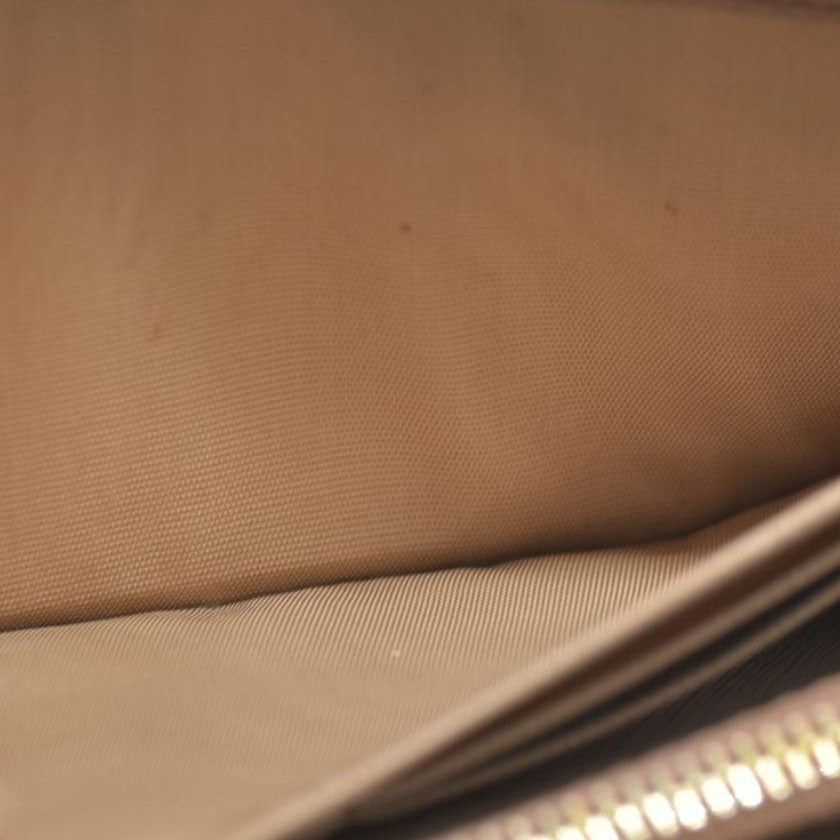 AUCTION $650 Prada  Saffiano Metal Zip Around Wallet Cammeo