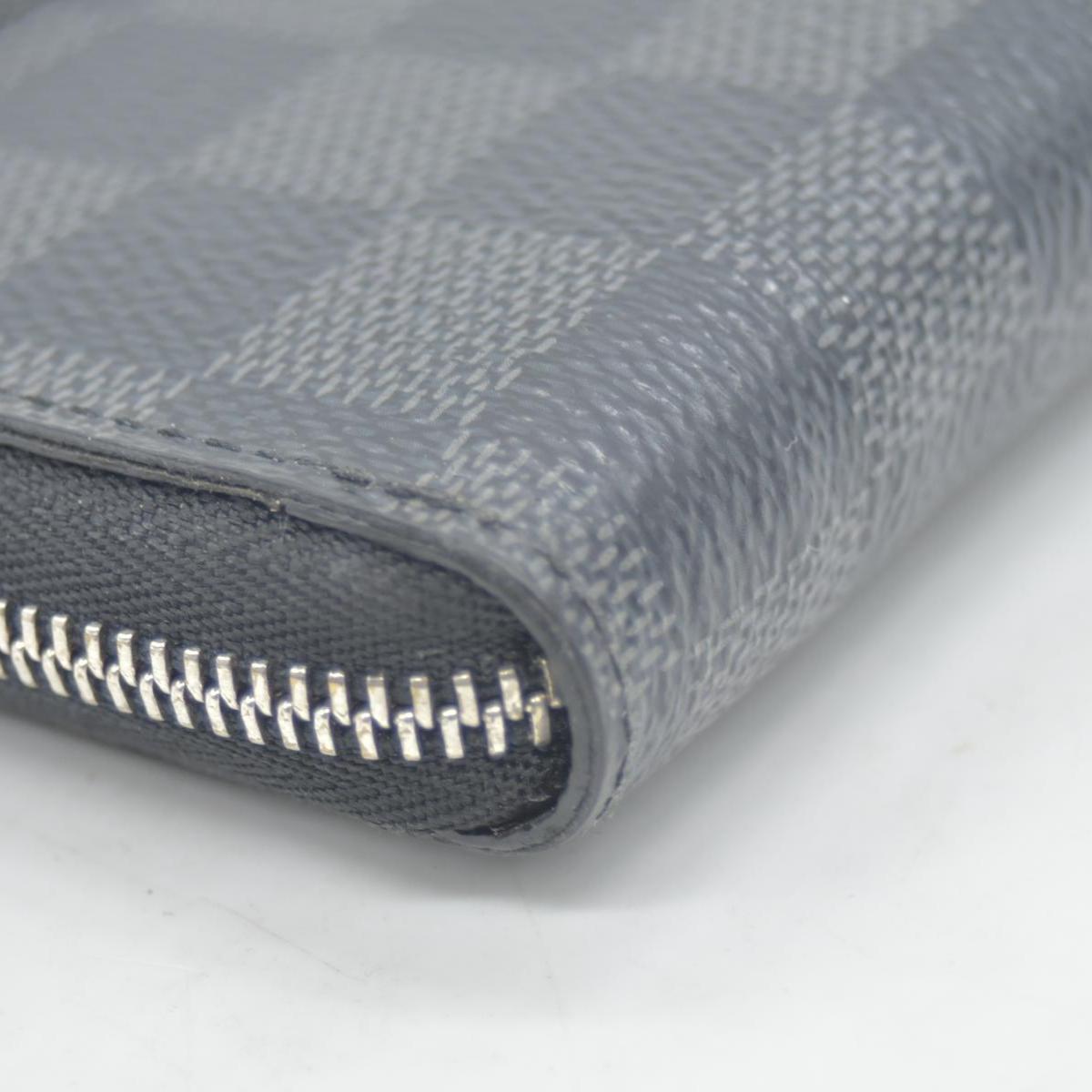 $435 Louis Vuitton Damier Graphite Zippy Coin Purse Vertical MI0230 CONSIGNMENT