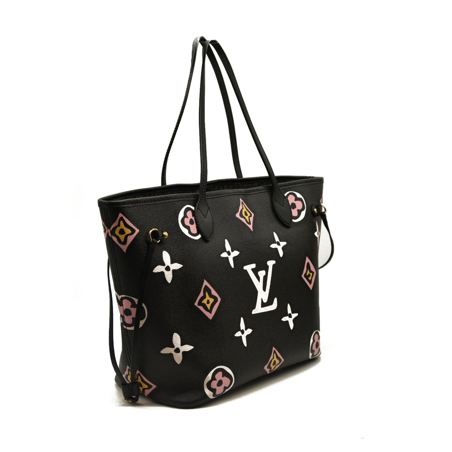 Louis Vuitton  Monogram Giant Wild At Heart Neverfull MM Black RFID