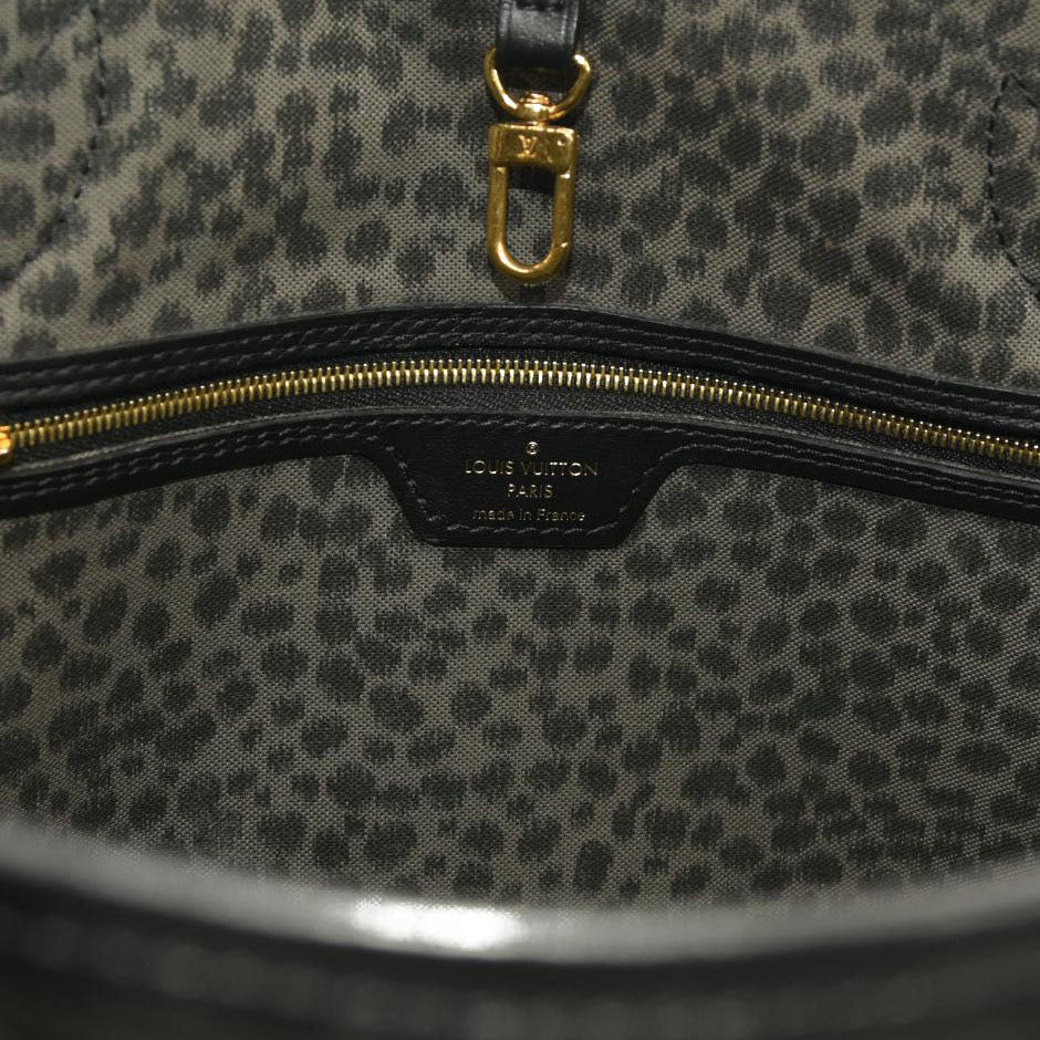 Louis Vuitton  Monogram Giant Wild At Heart Neverfull MM Black RFID