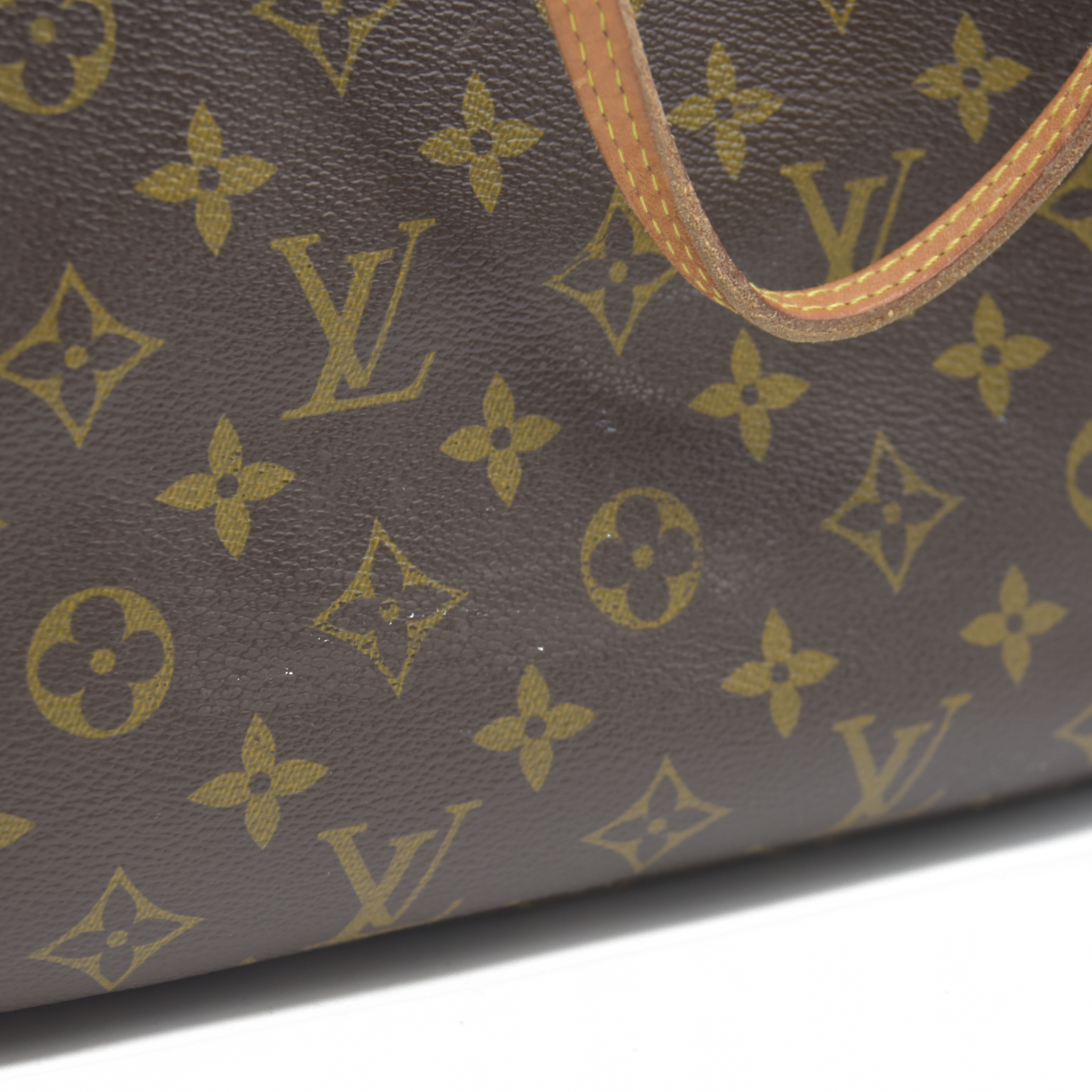 AUCTION $2120 Louis Vuitton  Monogram V Neverfull MM Turquoise