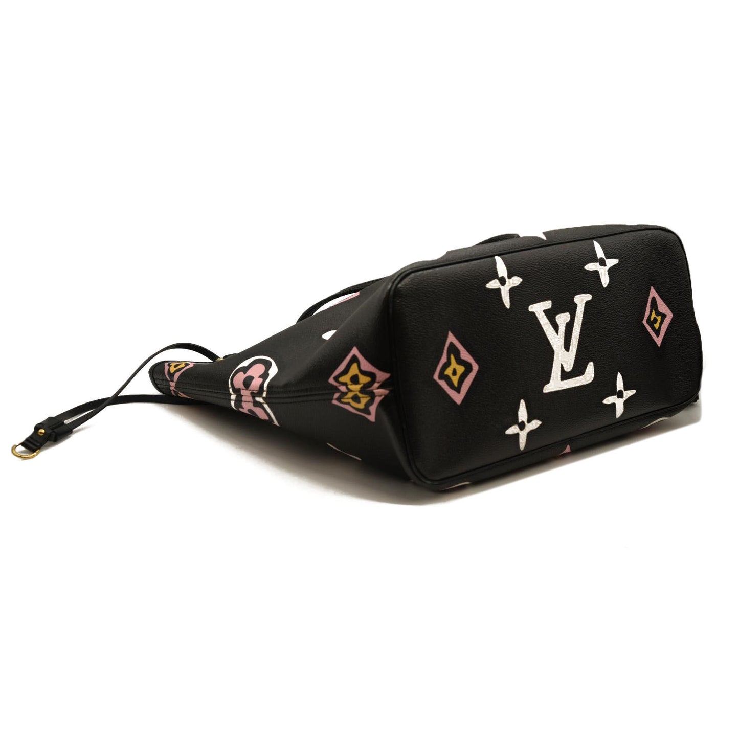 Louis Vuitton  Monogram Giant Wild At Heart Neverfull MM Black RFID