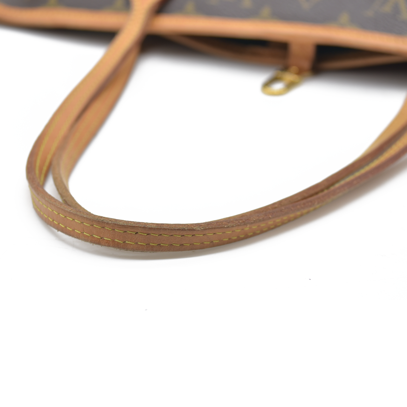 AUCTION $2120 Louis Vuitton  Monogram V Neverfull MM Turquoise