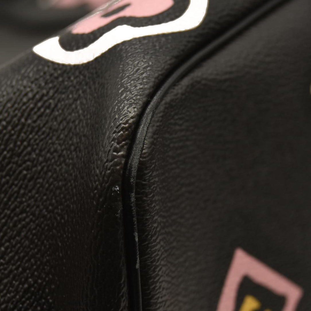 Louis Vuitton  Monogram Giant Wild At Heart Neverfull MM Black RFID