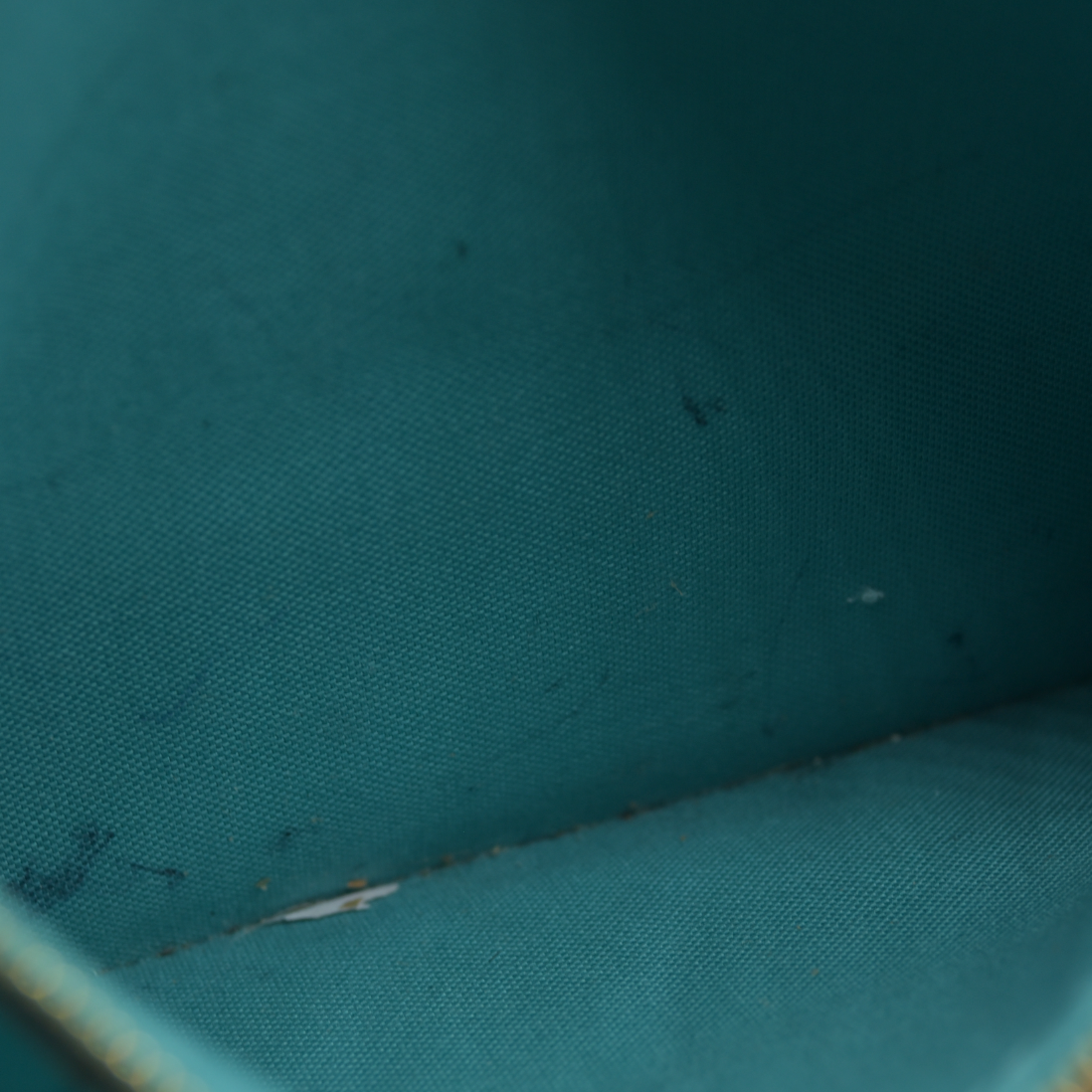 AUCTION $2120 Louis Vuitton  Monogram V Neverfull MM Turquoise