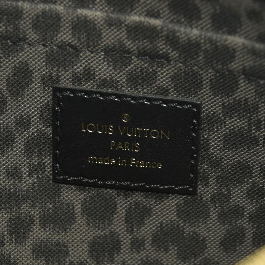 Louis Vuitton  Monogram Giant Wild At Heart Neverfull MM Black RFID