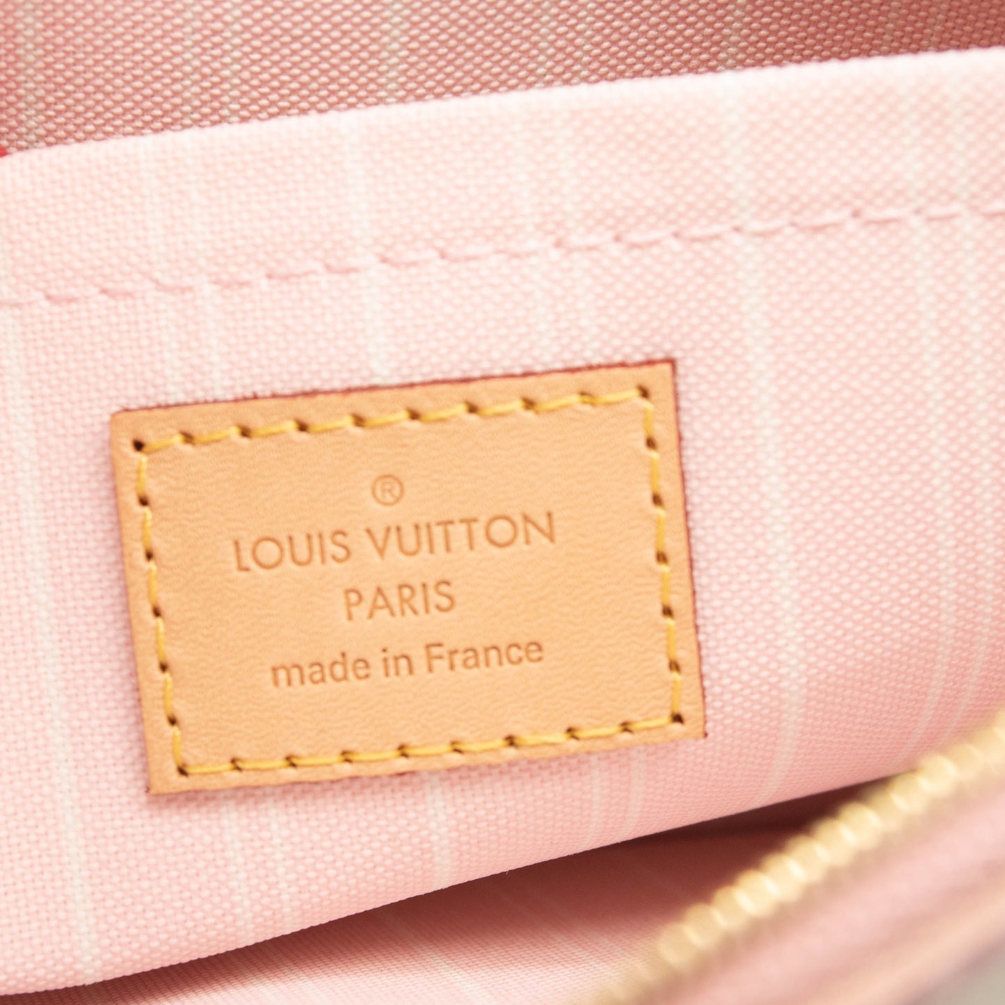 Louis Vuitton Monogram By The Pool Neverfull MM Pochette Light Pink Wristlet