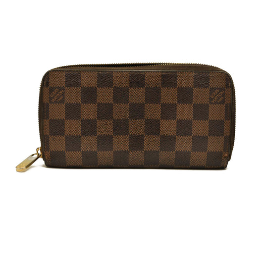 Louis Vuitton  Damier Ebene Zippy Wallet CA3049
