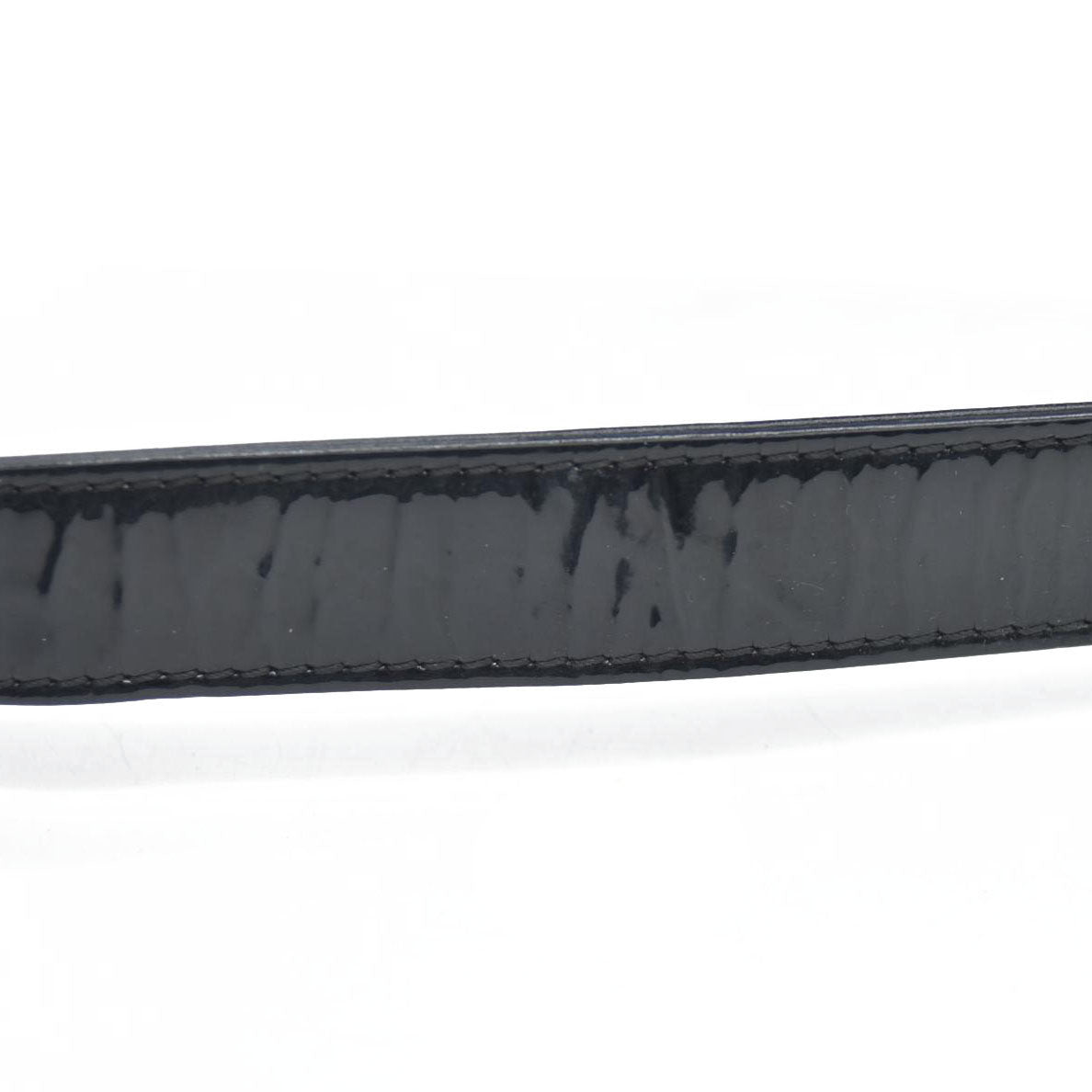 Chanel  Patent Calfskin Quilted Medium Plexiglass Boy Flap Black