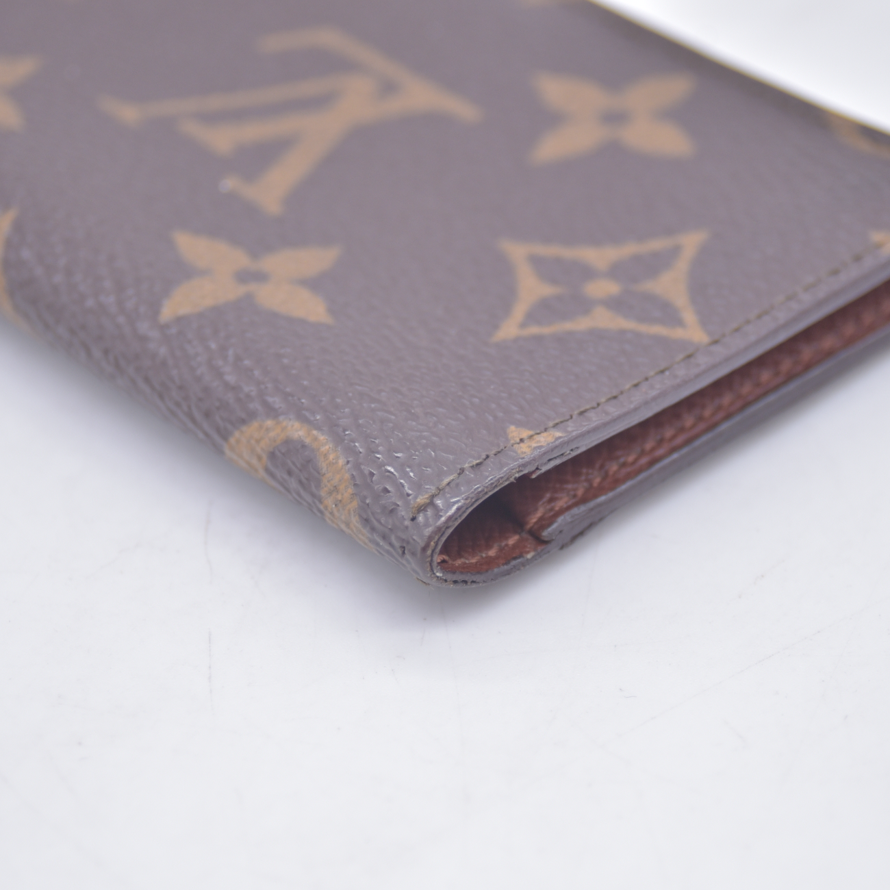 $395 1992 Louis Vuitton Bifold Slim Card Holder 0982