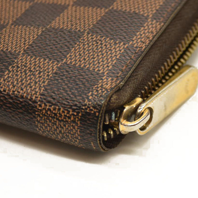 Louis Vuitton  Damier Ebene Zippy Wallet CA3049
