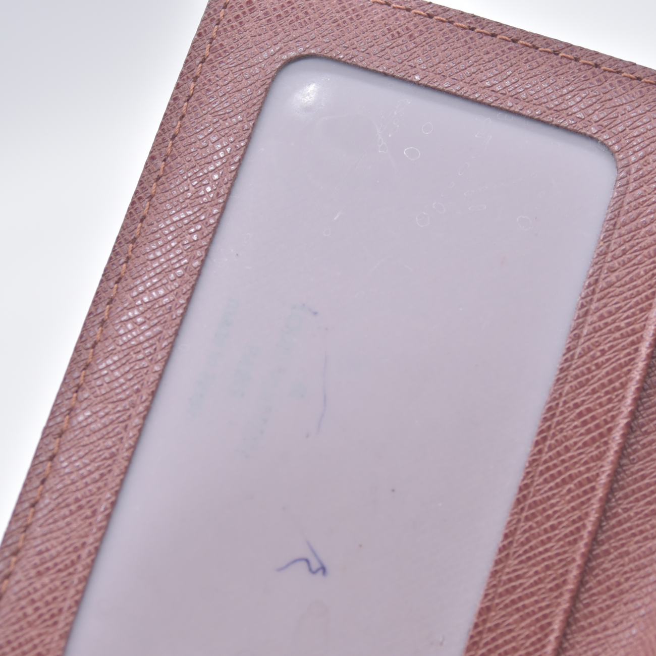 $360 2005 Louis Vuitton Monogram Porte 2 Cartes Vertical Card Holder CA1025