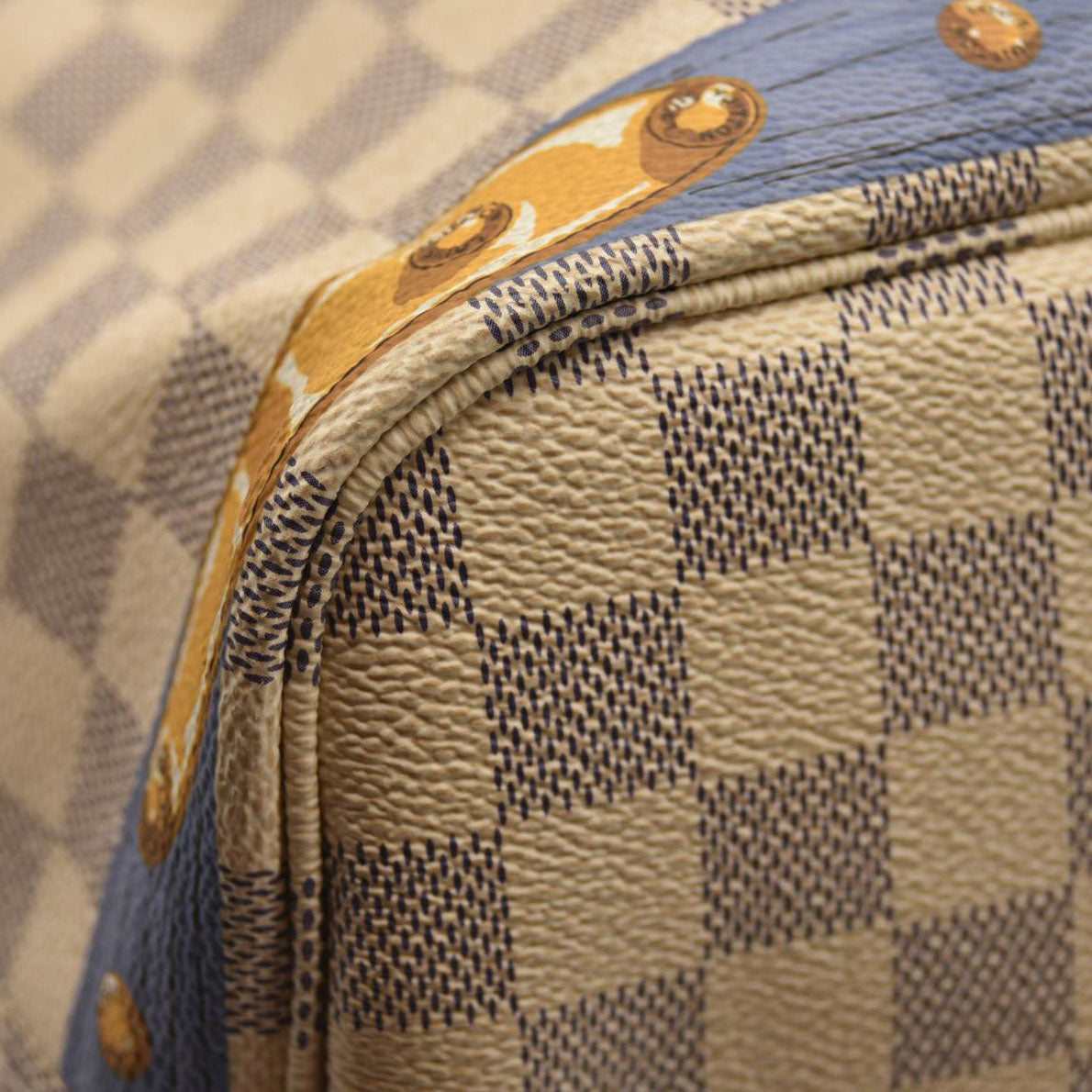 LOUIS VUITTON  Damier Azur Summer Trunks Neo Neverfull MM GI1168