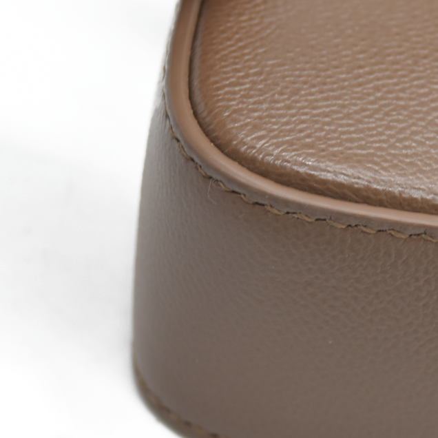 $1150 Burberry Hampshire Small House Check & Leather Crossbody Brown