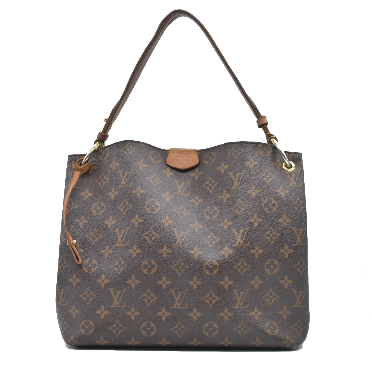 AUCTION $1890 Louis Vuitton  Monogram Graceful PM RFID WELL WORN