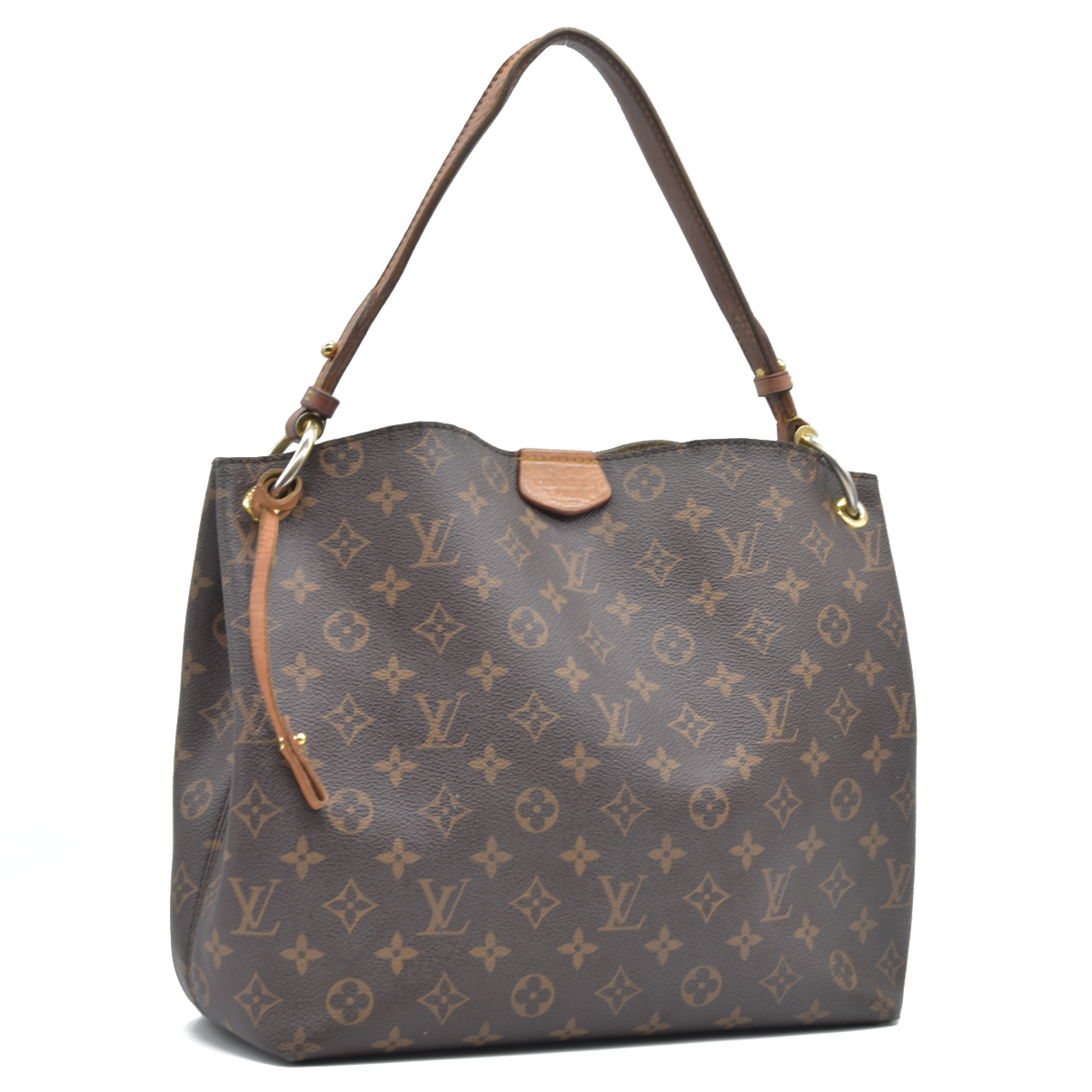 AUCTION $1890 Louis Vuitton  Monogram Graceful PM RFID WELL WORN