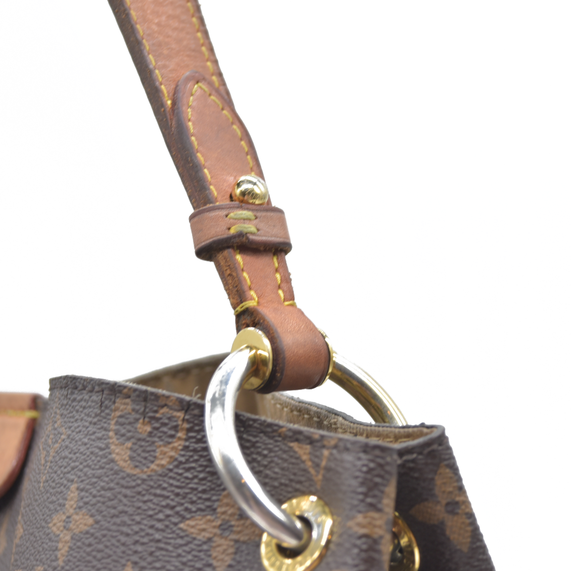 AUCTION $1890 Louis Vuitton  Monogram Graceful PM RFID WELL WORN
