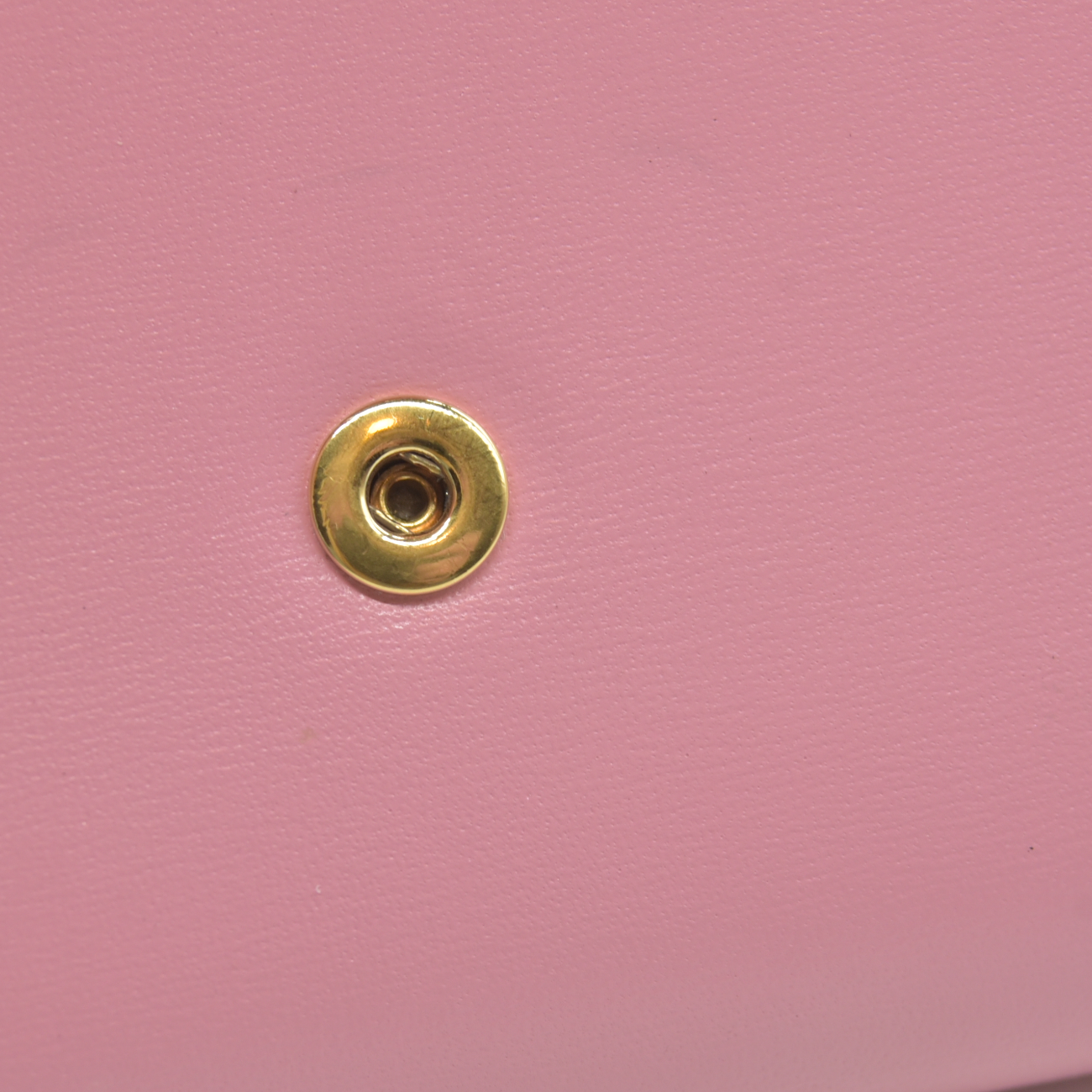 $690 Celine Shiny Calfskin Small Triomphe Wallet Pink