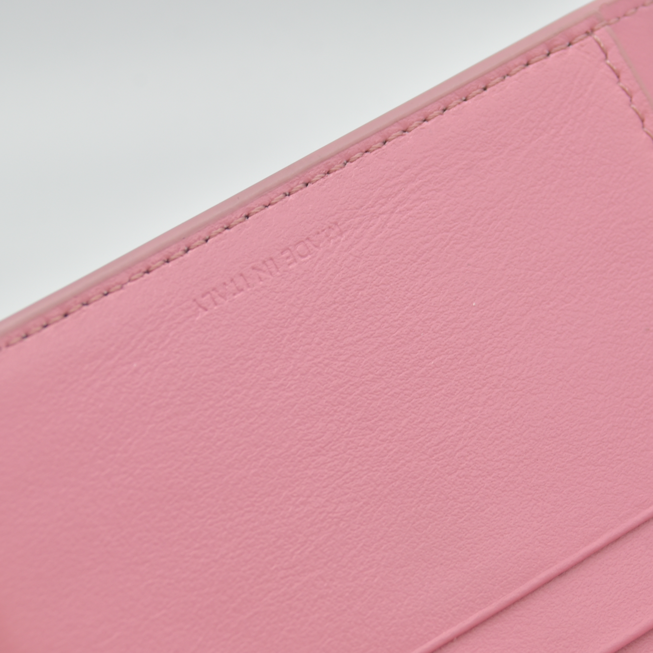 $690 Celine Shiny Calfskin Small Triomphe Wallet Pink
