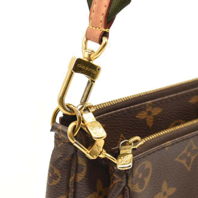 LOUIS VUITTON Monogram Multi Pochette Accessories Kaki